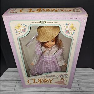 Ideal Toy Vintage 15" Chrissy Country Fashion Growing Hair Kids Doll 1982 NEW